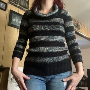 Crochet knit sweater